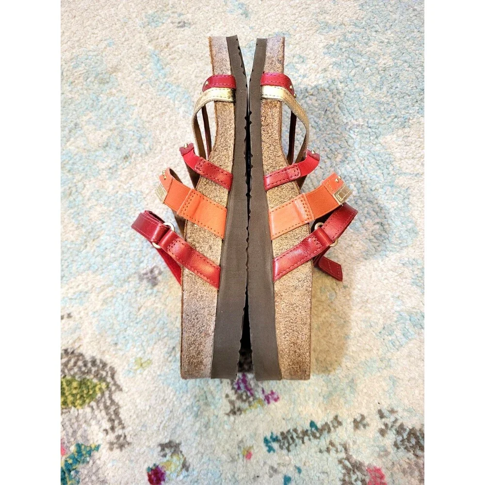 Naot Prescott Leather Studded Southwestern Strappy Sandals US 10